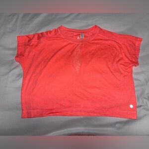 Balance Collection Neon Coral Short-Sleeve Top